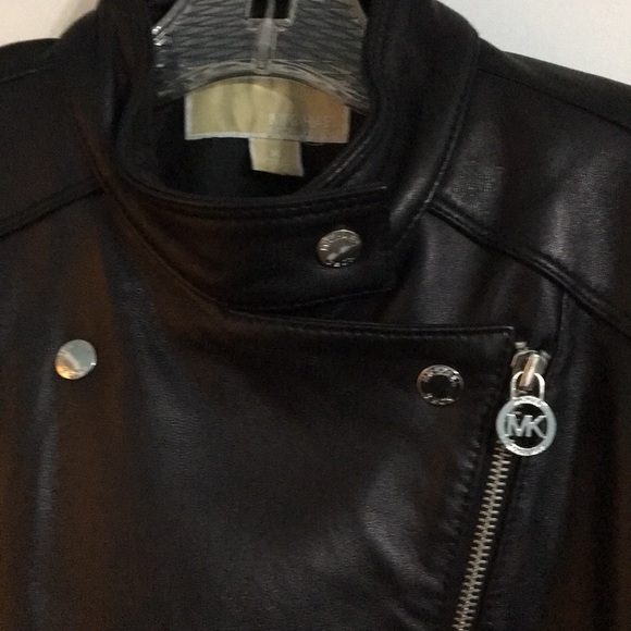 Michael Kors Leather Jacket - Picture 4 of 8